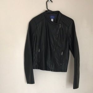 Black motorcycle jacket